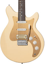 Guitarra electrica retro rock Eastman Fullertone DC '62 - Truetone satin desert sand