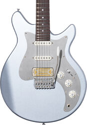Guitarra electrica retro rock Eastman Fullertone DC '62 - Truetone satin ice blue metallic