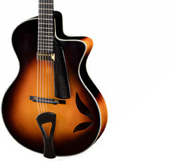 Guitarra elécrica jazz cuerpo acústico Eastman Franck Vignola Model FV880CE - Sunburst