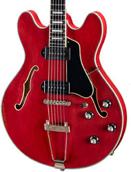 Guitarra eléctrica semi caja Eastman T64/v-T Thinline Laminate - Antique red
