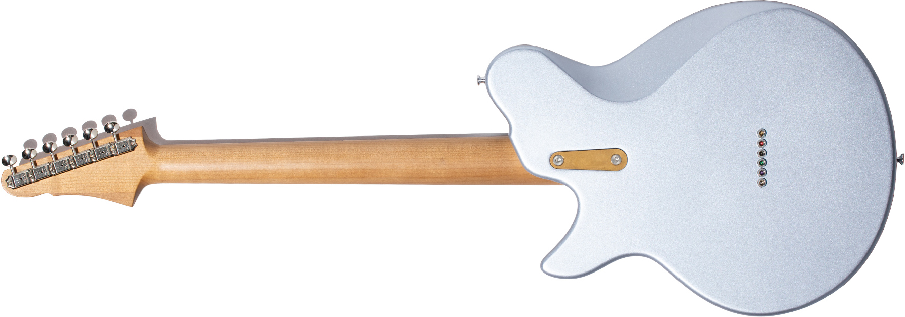 Eastman Sc52 Fullertone 2s Ht Mn - Ice Blue Metallic - Guitarra eléctrica con forma de tel - Variation 1
