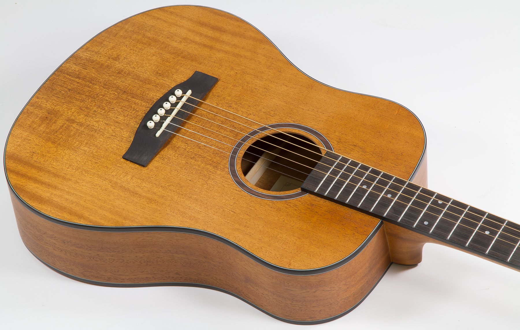 Eastone Bg100-nat Mini Dreadnought Tout Acajou - Natural Satin - Guitarra acústica de viaje - Variation 2