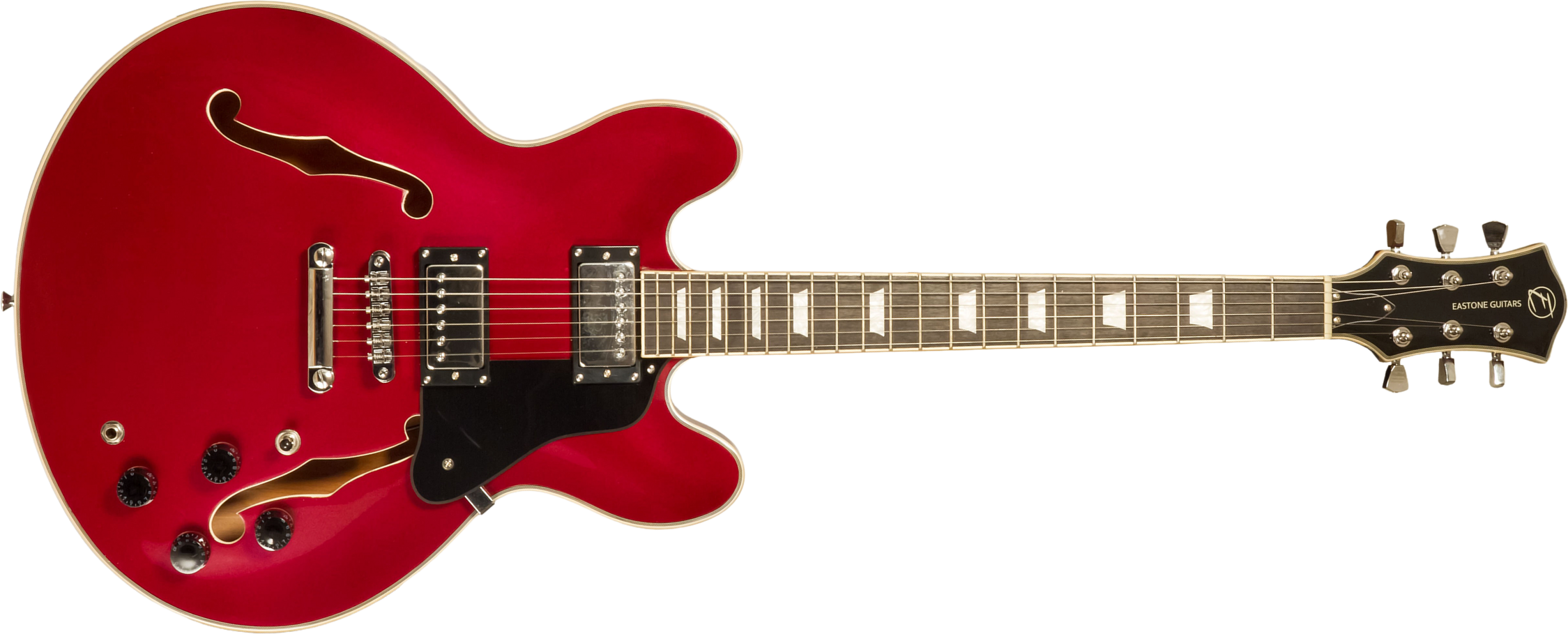 Eastone Gj70-win - Wine - Guitarra eléctrica semi caja - Main picture