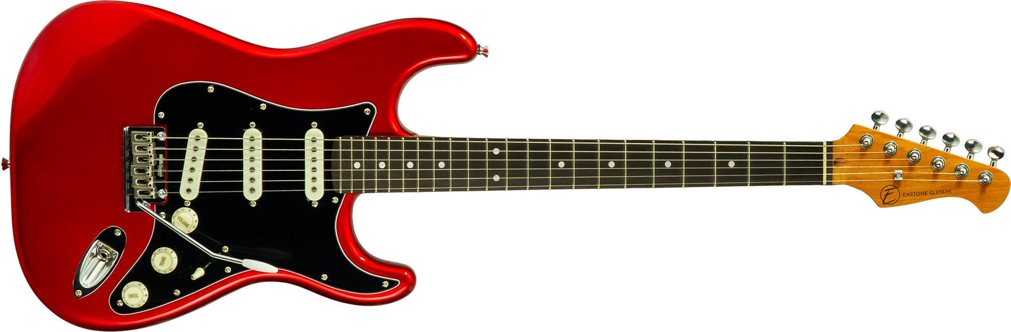 Eastone St100r-mr-rw 3s Trem Rw - Candy Apple Red - Guitarra eléctrica con forma de str. - Main picture