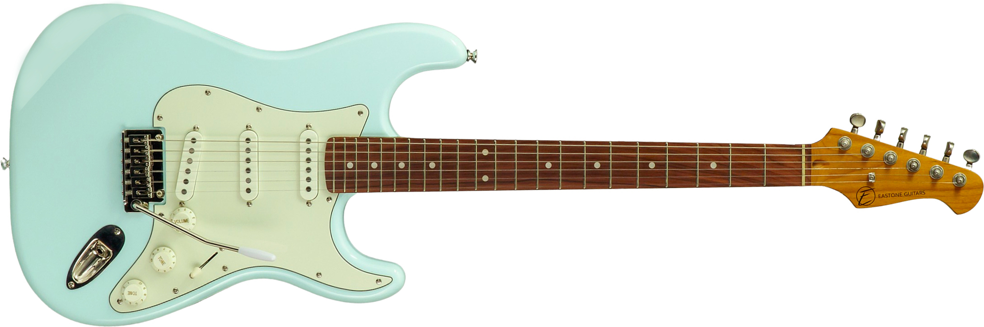 Eastone St500r-lb-rw 3s Trem Rw - Light Blue - Guitarra eléctrica con forma de str. - Main picture