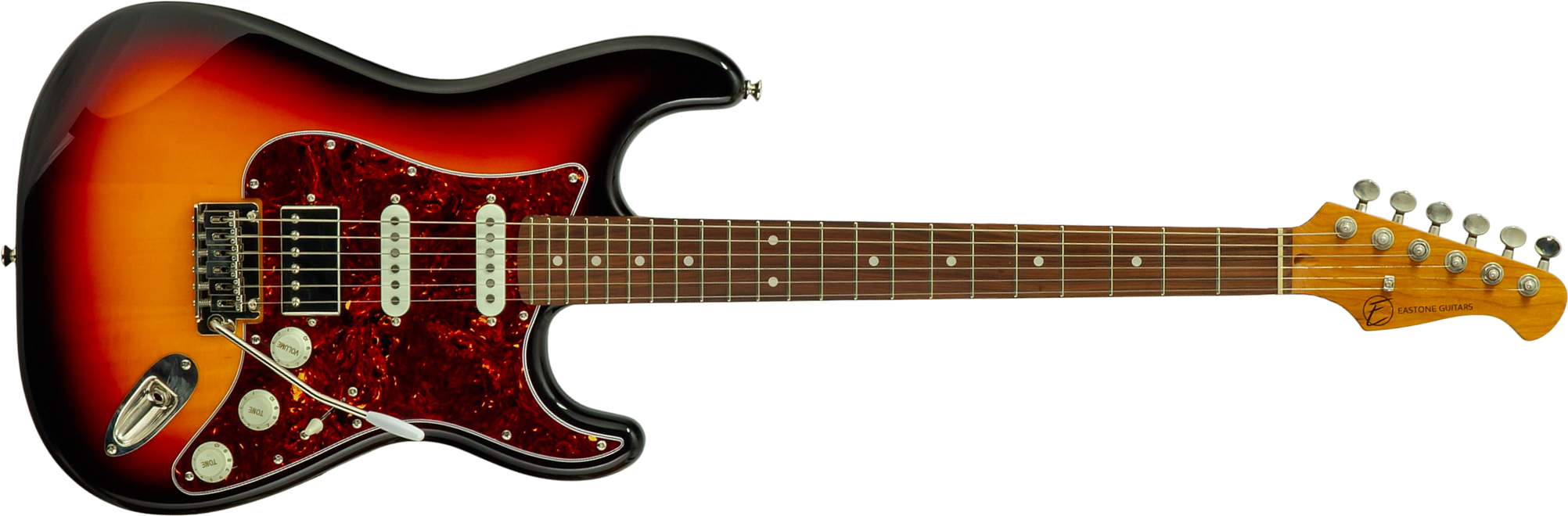 Eastone St550r-fs2t-rw Hss Trem Rw - 2 Tone Burst - Guitarra eléctrica con forma de str. - Main picture