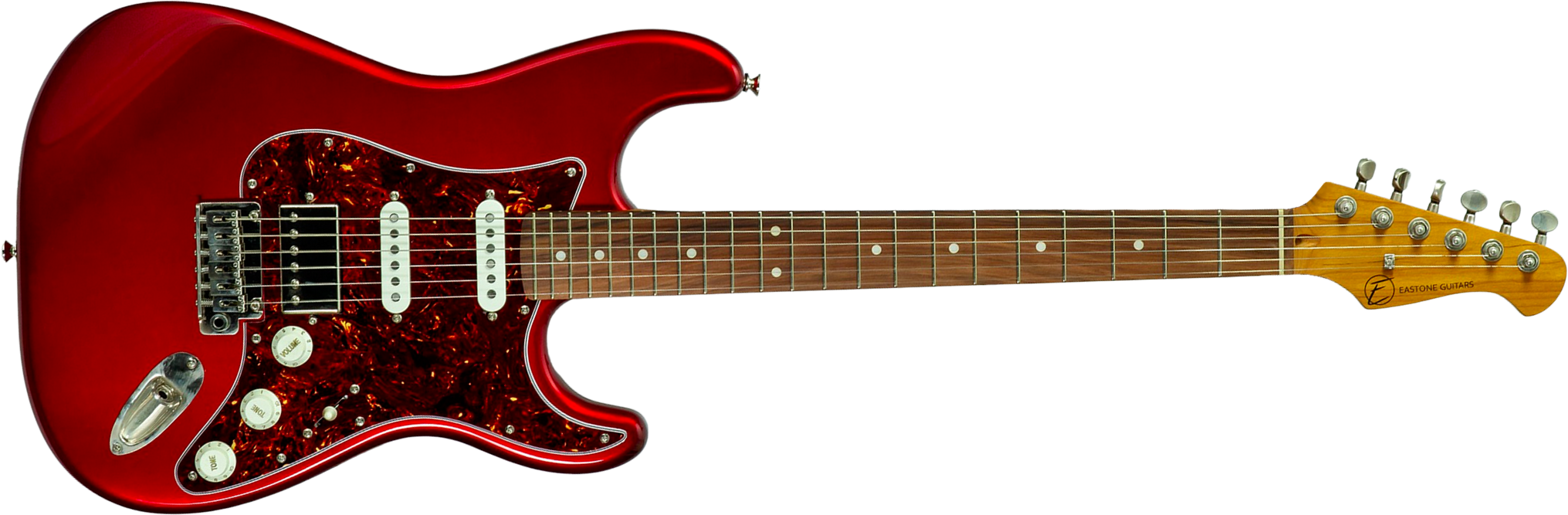 Eastone St550r-mr Hss Trem Rw - Metal Red - Guitarra eléctrica con forma de str. - Main picture