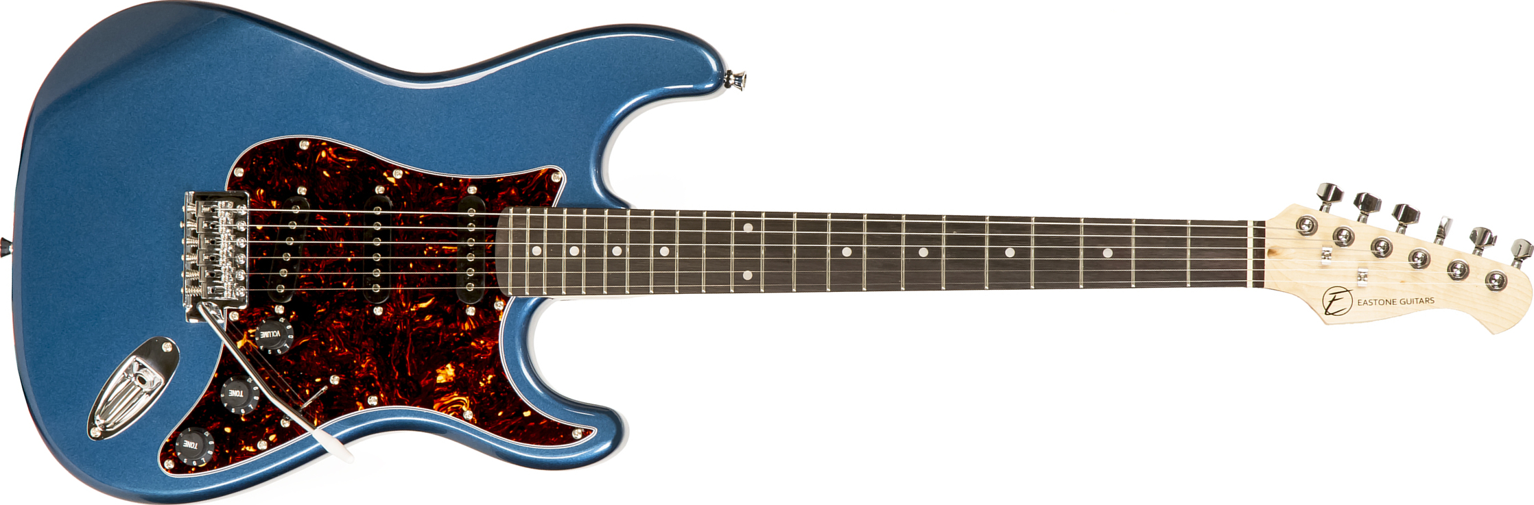 Eastone Str70t 3s Trem Pur - Lake Placid Blue - Guitarra eléctrica con forma de str. - Main picture