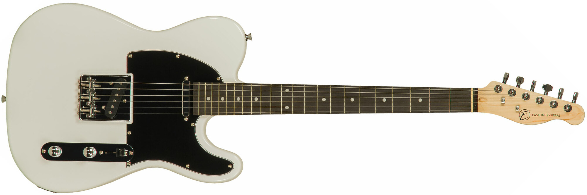 Eastone Tl70 2s Ht Pur - Olympic White - Guitarra eléctrica con forma de tel - Main picture