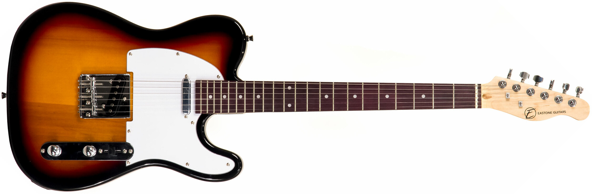 Eastone Tl70 Ss Ht Pur - 3 Tone Sunburst - Guitarra eléctrica con forma de tel - Main picture