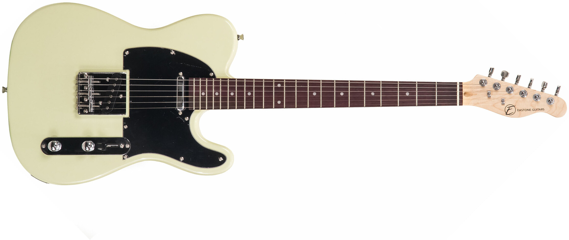 Eastone Tl70 Ss Ht Rw - Ivory - Guitarra eléctrica con forma de tel - Main picture