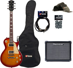 Packs guitarra eléctrica Eastone LP100 +Blackstar ID Core V3 10W +Accessoires - Cherry sunburst