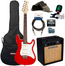 Packs guitarra eléctrica Eastone STR MINI +Blackstar Debut 10E +Accessories - Red