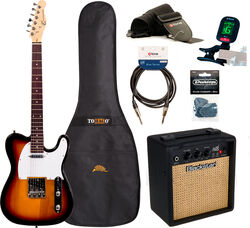 Packs guitarra eléctrica Eastone TL70 +Blackstar Debut 10E +Accessories - 3 tone sunburst