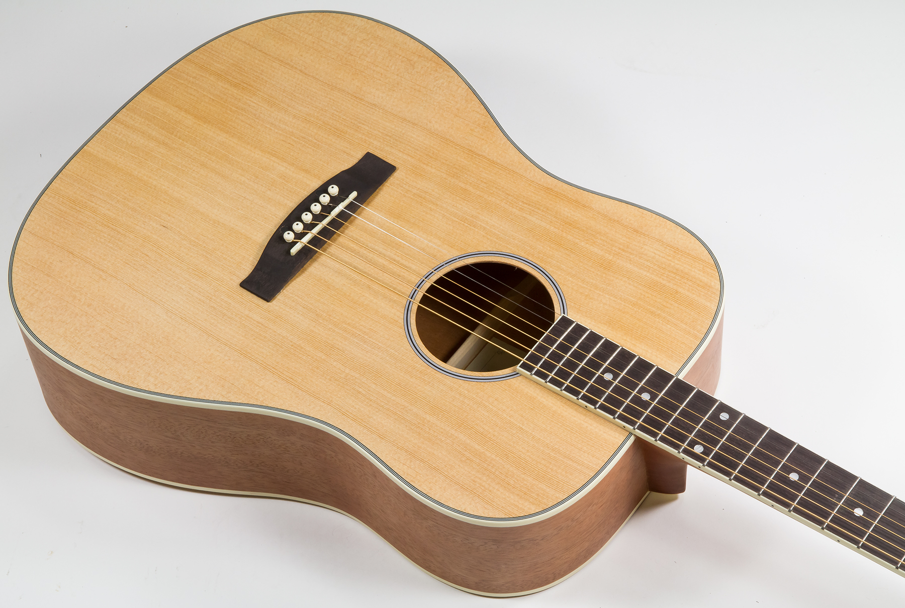 Eastone Dr100-nat Lh Gaucher Dreadnought Epicea Okoume - Natural Satin - Guitarra acústica & electro - Variation 2