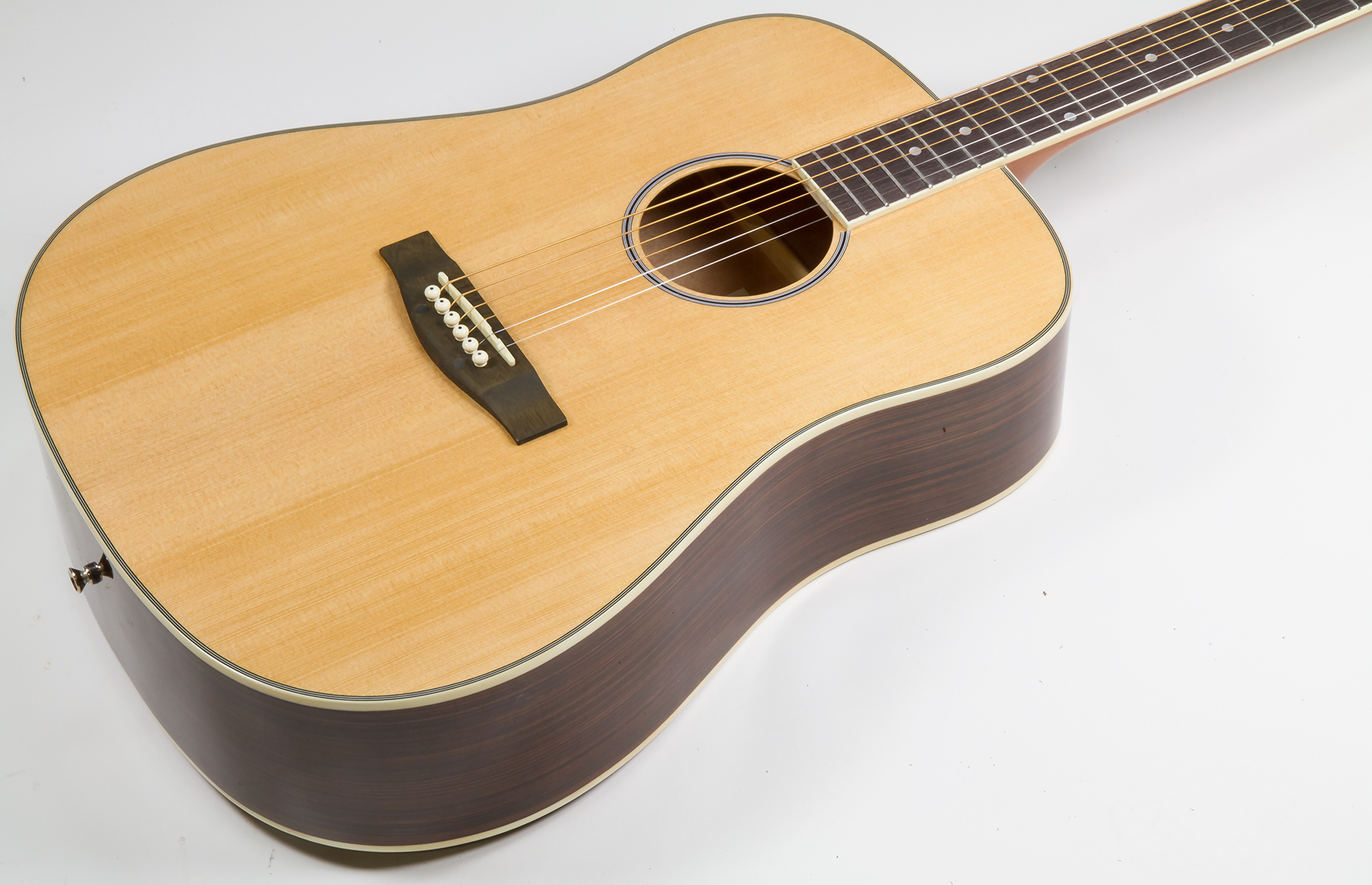 Eastone Dr160-nat-g Dreadnought Cw Epicea Wenge - Natural Gloss - Guitarra acústica & electro - Variation 1