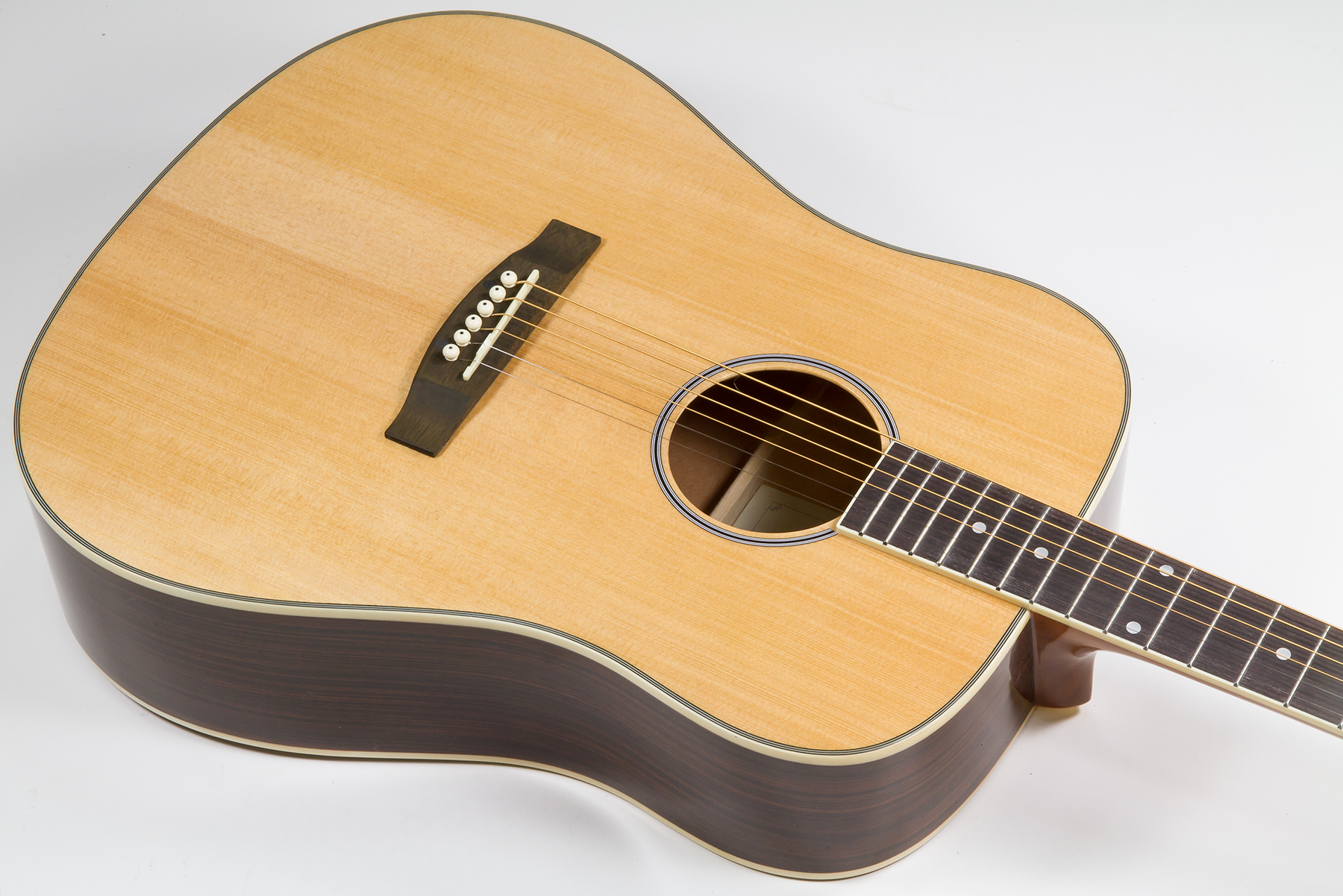 Eastone Dr160-nat-g Dreadnought Cw Epicea Wenge - Natural Gloss - Guitarra acústica & electro - Variation 2