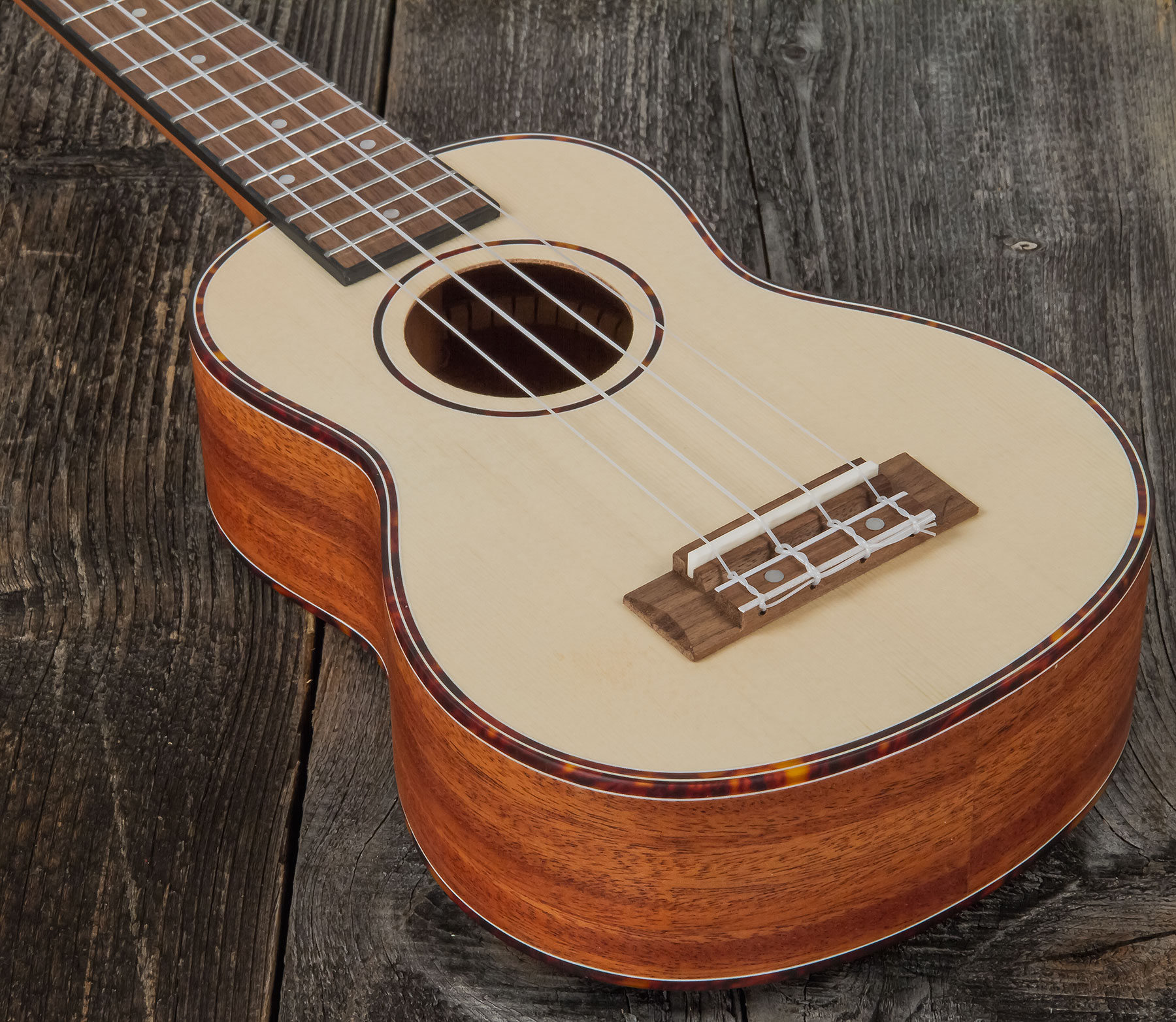 Eastone E7c21 Soprano Epicea Acajou Noy - Natural Matte - Ukulele - Variation 2