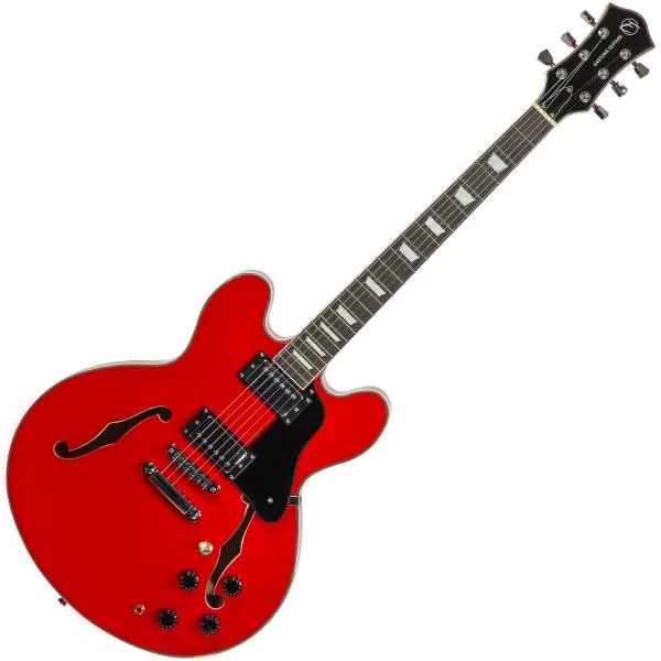 Guitarra eléctrica semi caja Eastone GJ70 - Red