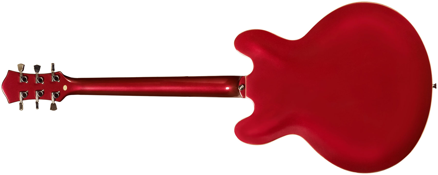 Eastone Gj70-win - Wine - Guitarra eléctrica semi caja - Variation 1