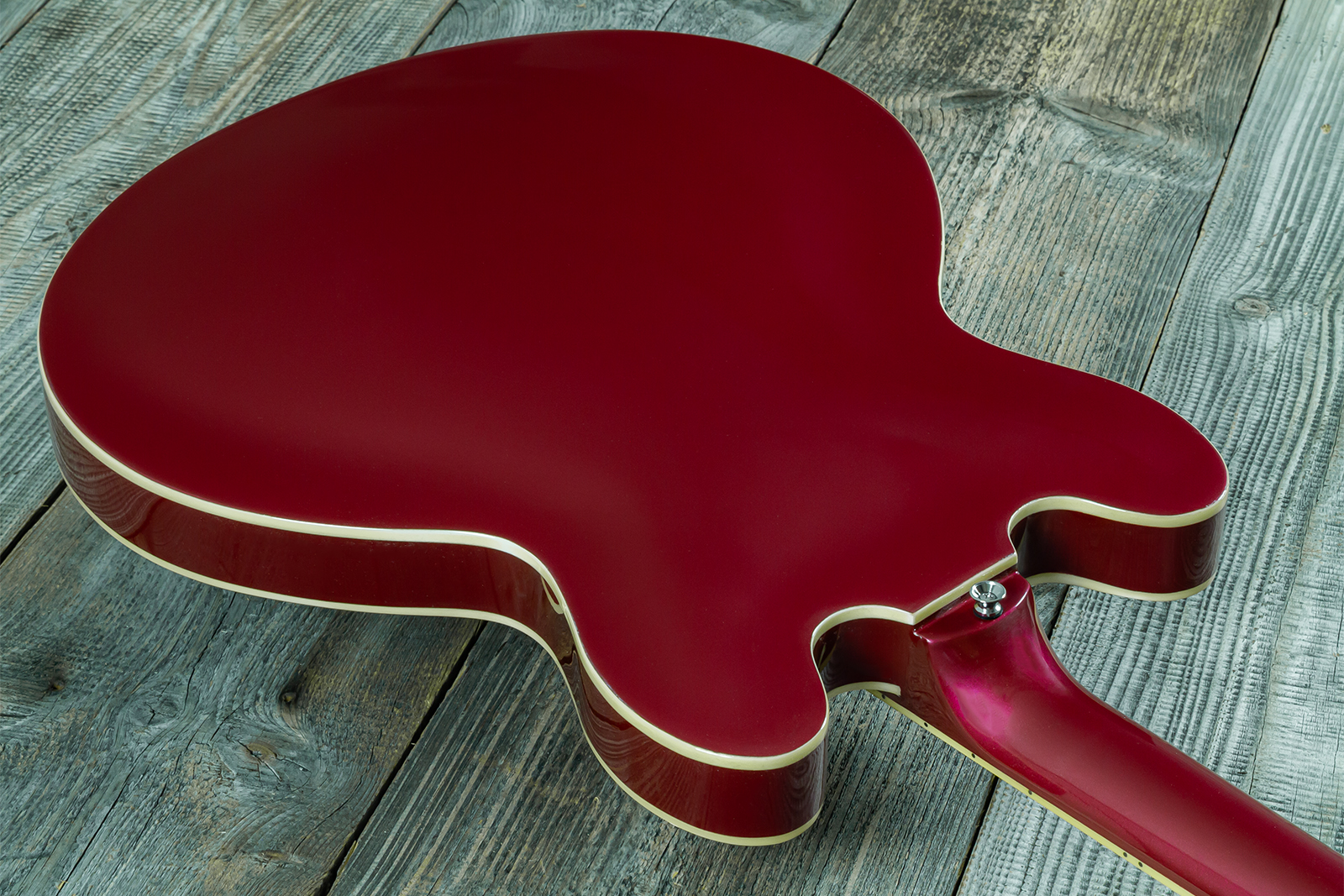 Eastone Gj70-win - Wine - Guitarra eléctrica semi caja - Variation 16