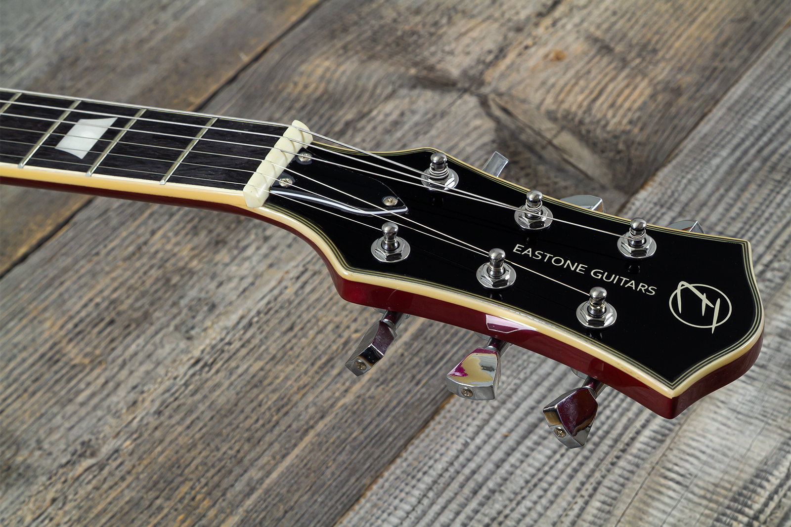 Eastone Gj70-win - Wine - Guitarra eléctrica semi caja - Variation 19