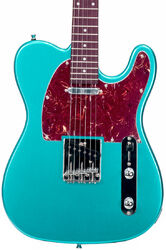 Guitarra eléctrica con forma de tel Eastone TL70 (PUR) - Metallic light blue