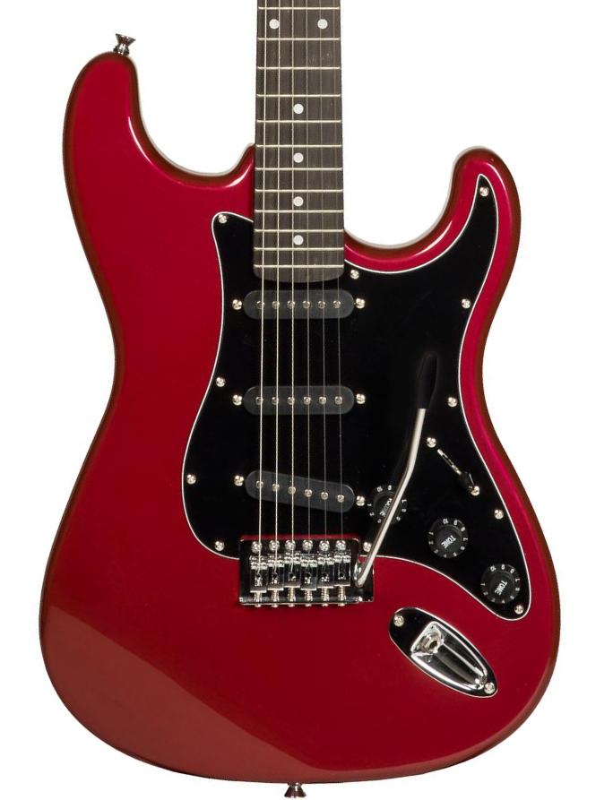 Guitarra eléctrica con forma de str. Eastone STR70T - Red