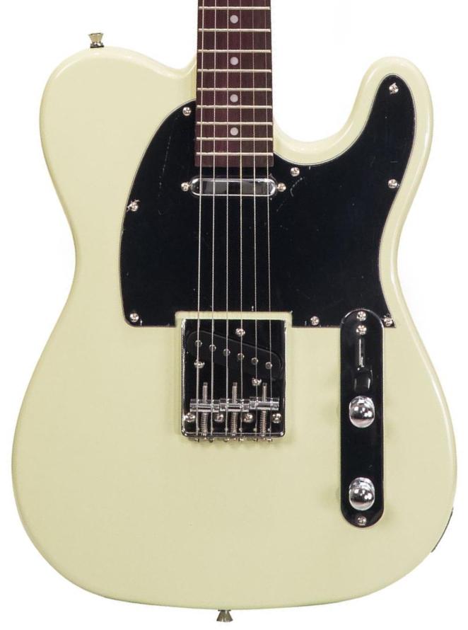 Guitarra eléctrica de cuerpo sólido Eastone TL70 (RW) - Ivory