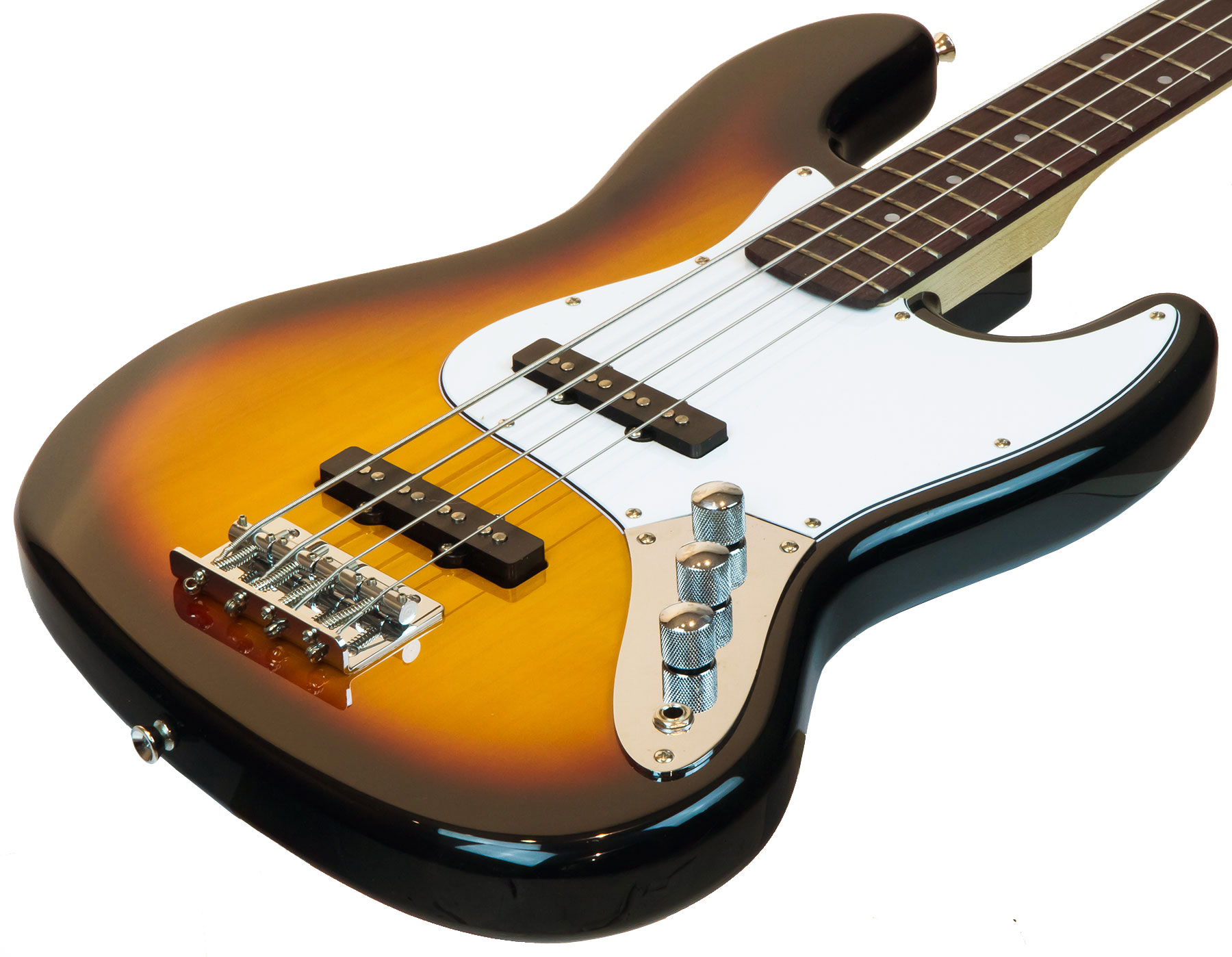Eastone Jab +laney Lx15b +cable +housse +courroie - 3 Tone Sunburst - Pack bajo eléctrico - Variation 2