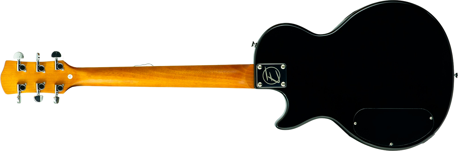 Eastone Lp70-blk 2h Ht Rw - Black - Guitarra eléctrica de corte único. - Variation 1