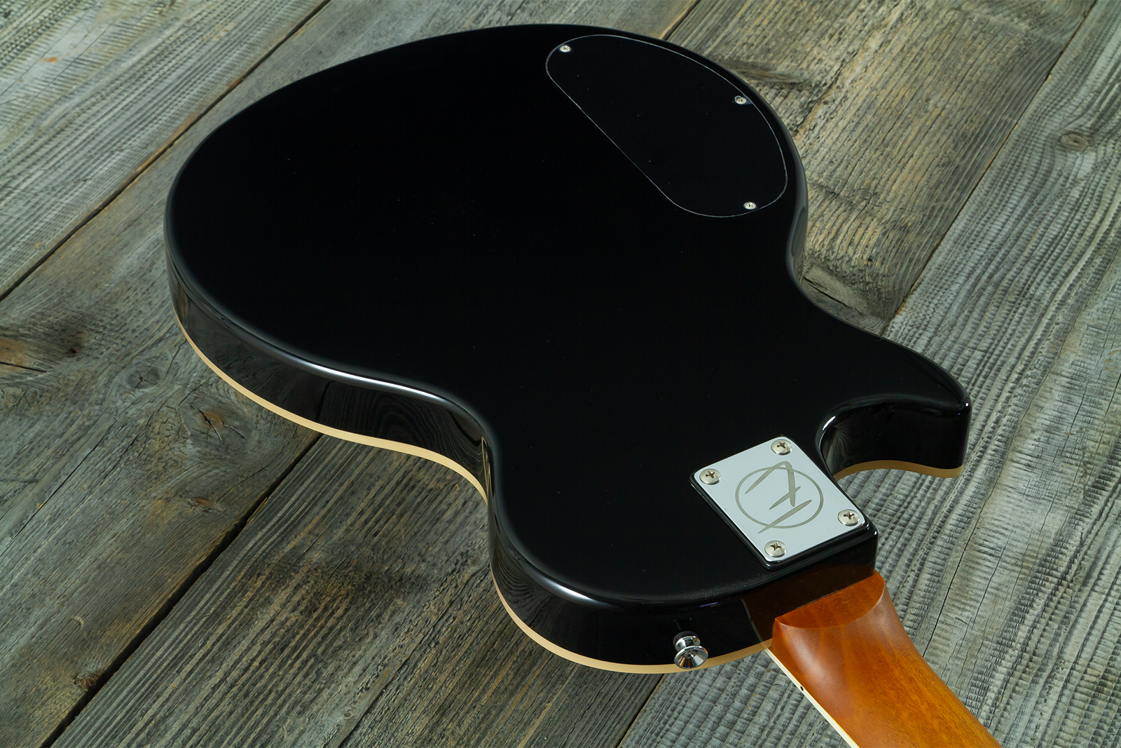 Eastone Lp70-blk 2h Ht Rw - Black - Guitarra eléctrica de corte único. - Variation 6