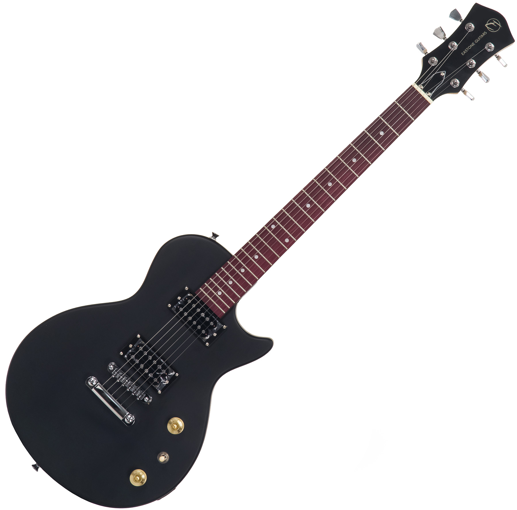 Eastone Lpl70 +marshall Mg10g +cable +housse +courroie +mediators - Black Satin - Packs guitarra eléctrica - Variation 1