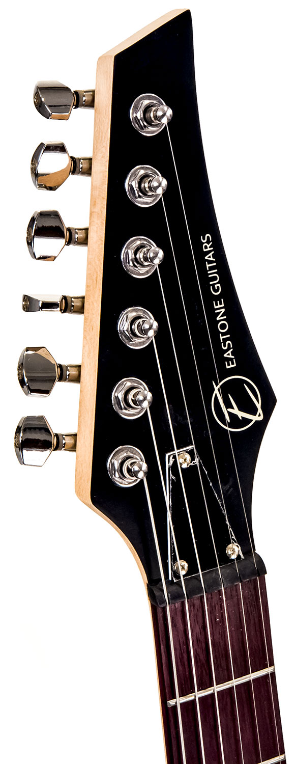 Eastone Metdc Hh Trem Pur - Black Satin - Guitarra eléctrica con forma de str. - Variation 4