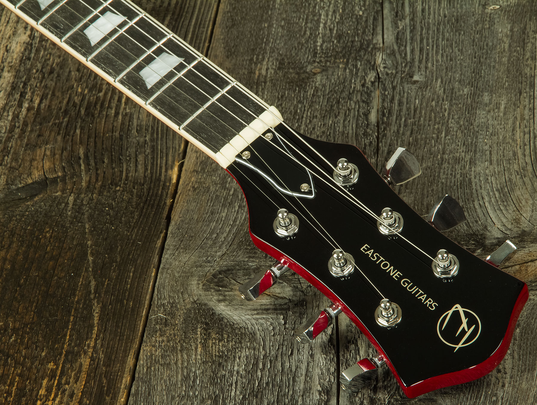 Eastone Sdc70 Hh Ht Pur - Red - Guitarra eléctrica de doble corte - Variation 4