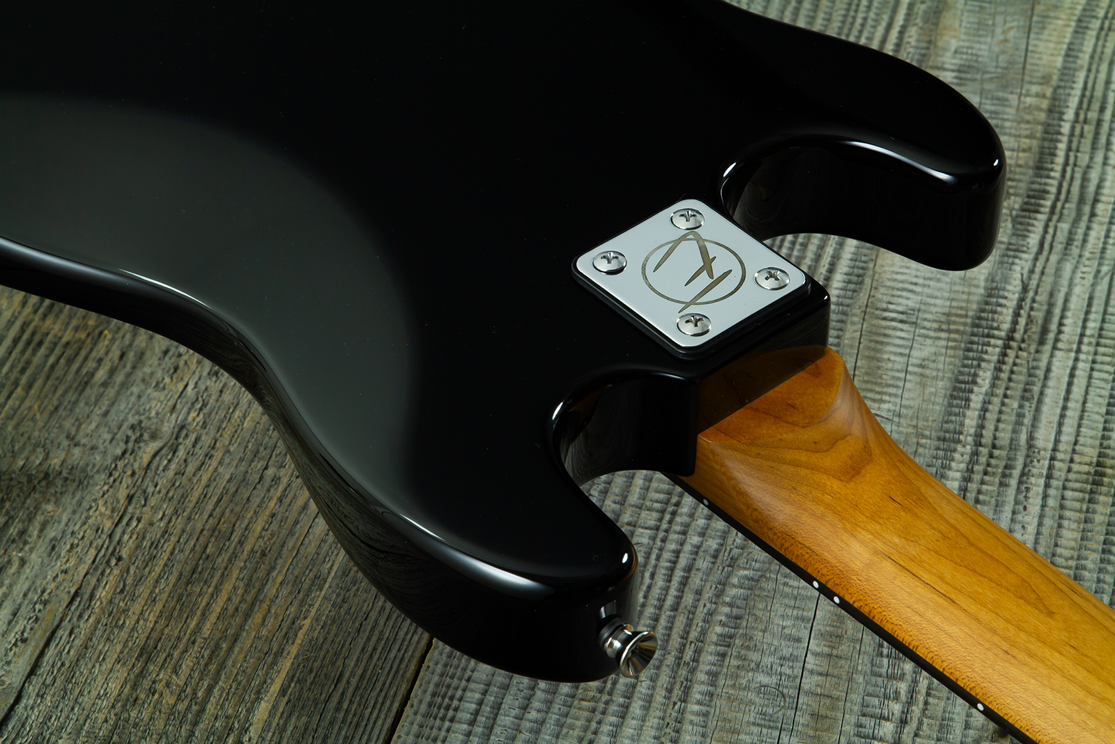 Eastone St-mini-blk 3s Trem Pur - Black - Guitarra eléctrica para niños - Variation 9