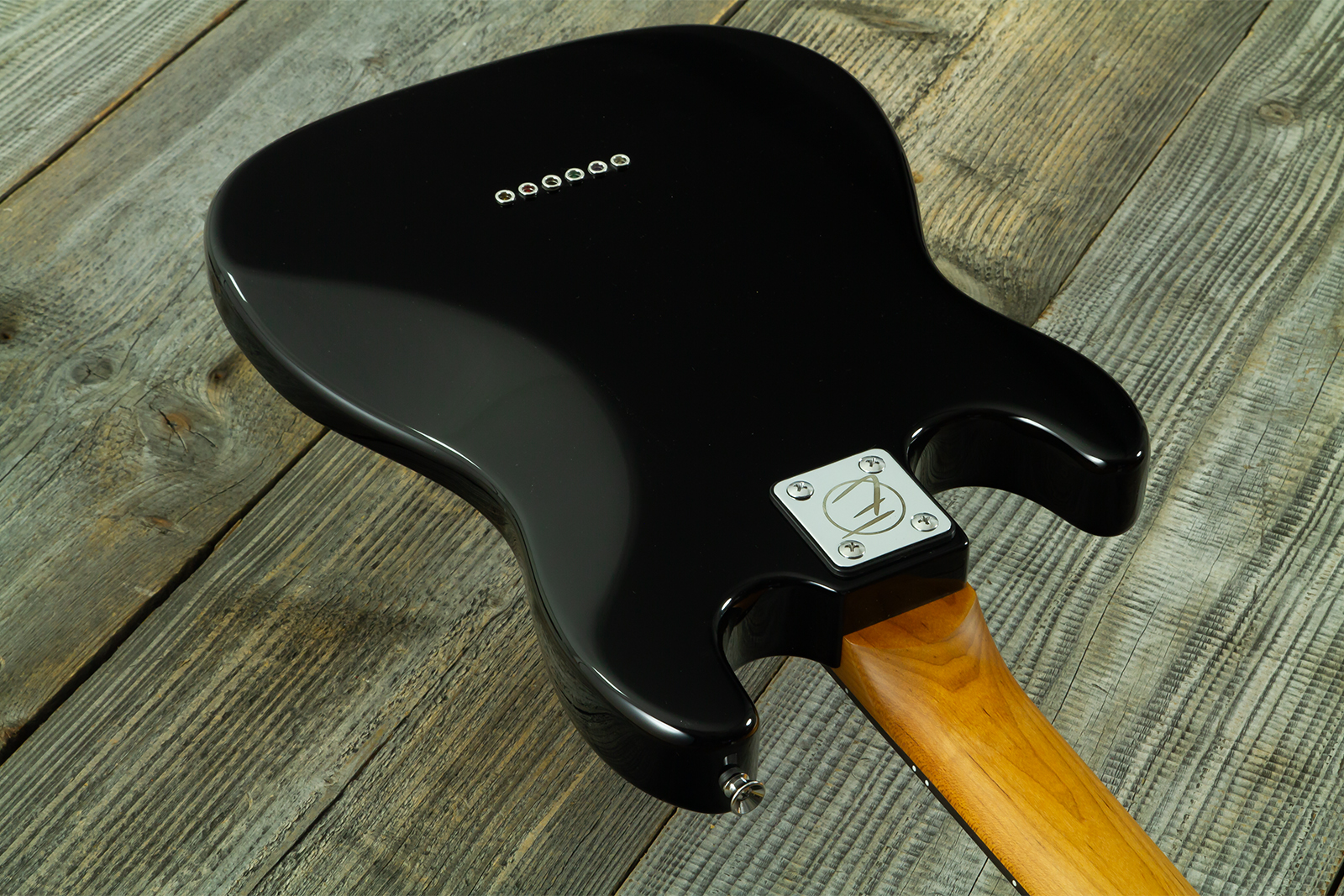 Eastone St-mini-blk 3s Trem Pur - Black - Guitarra eléctrica para niños - Variation 8