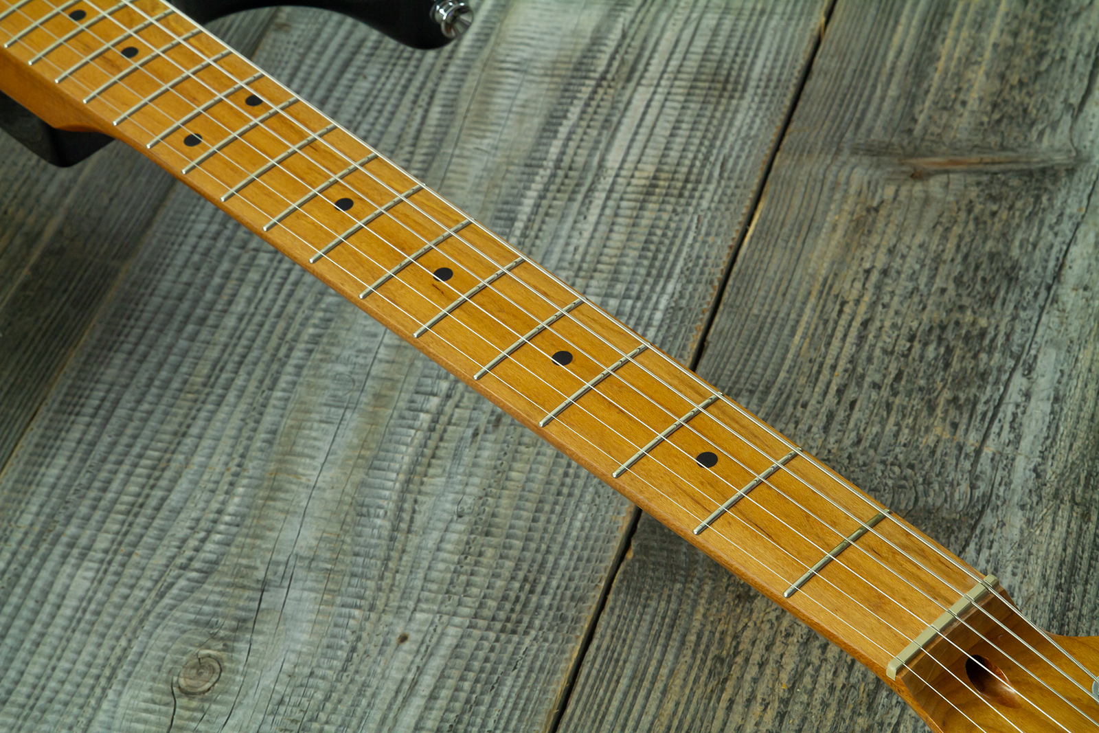 Eastone St100r-blk-mn 3s Trem Mn - Black - Guitarra eléctrica con forma de str. - Variation 5