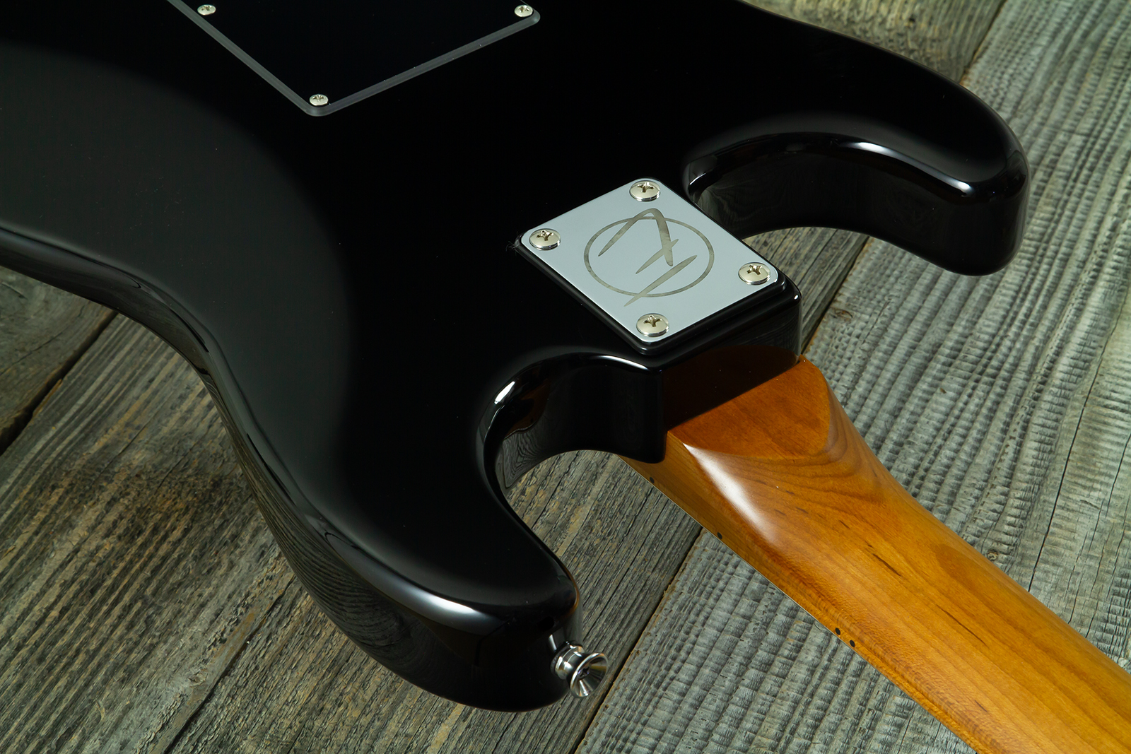 Eastone St100r-blk-mn 3s Trem Mn - Black - Guitarra eléctrica con forma de str. - Variation 7