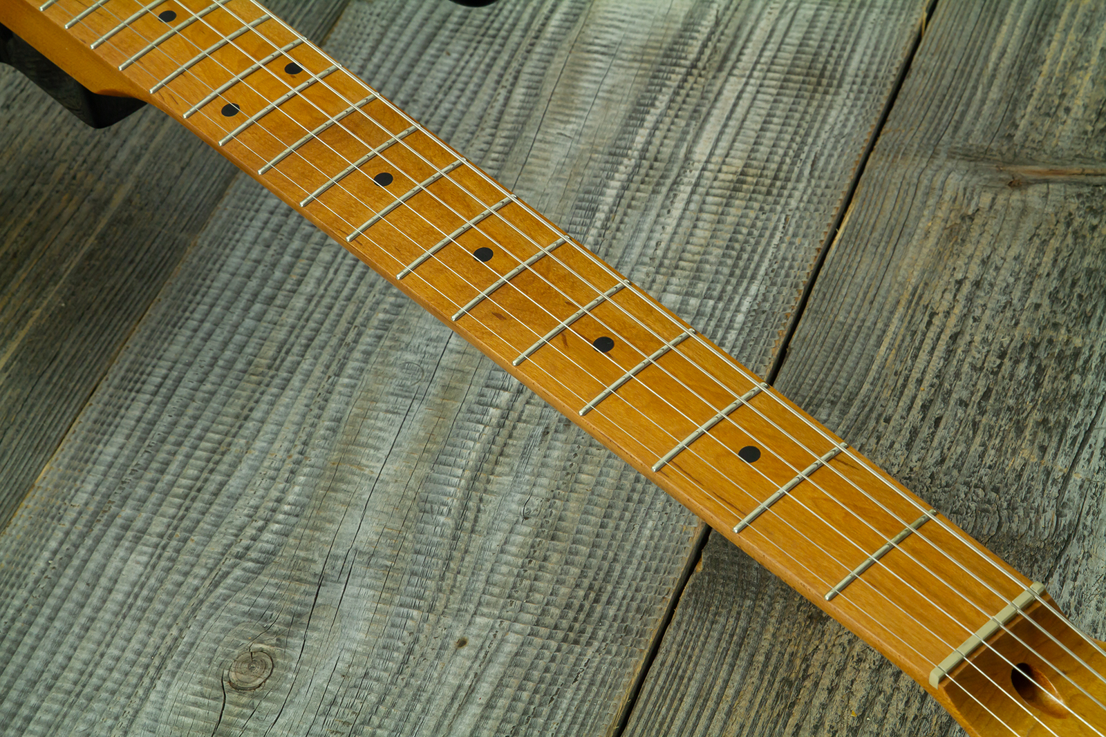 Eastone St150r-blk-rw Hss Trem Mn - Black - Guitarra eléctrica con forma de str. - Variation 5