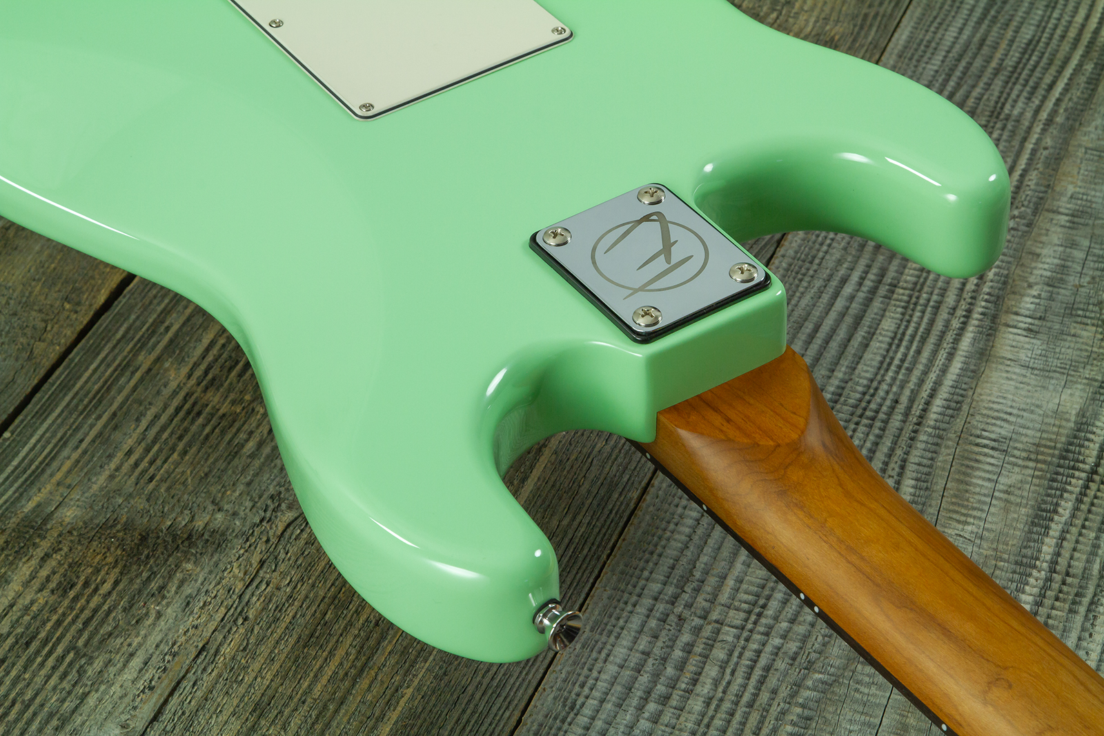 Eastone St150r-lg-rw Hss Trem Rw - Light Green - Guitarra eléctrica con forma de str. - Variation 9