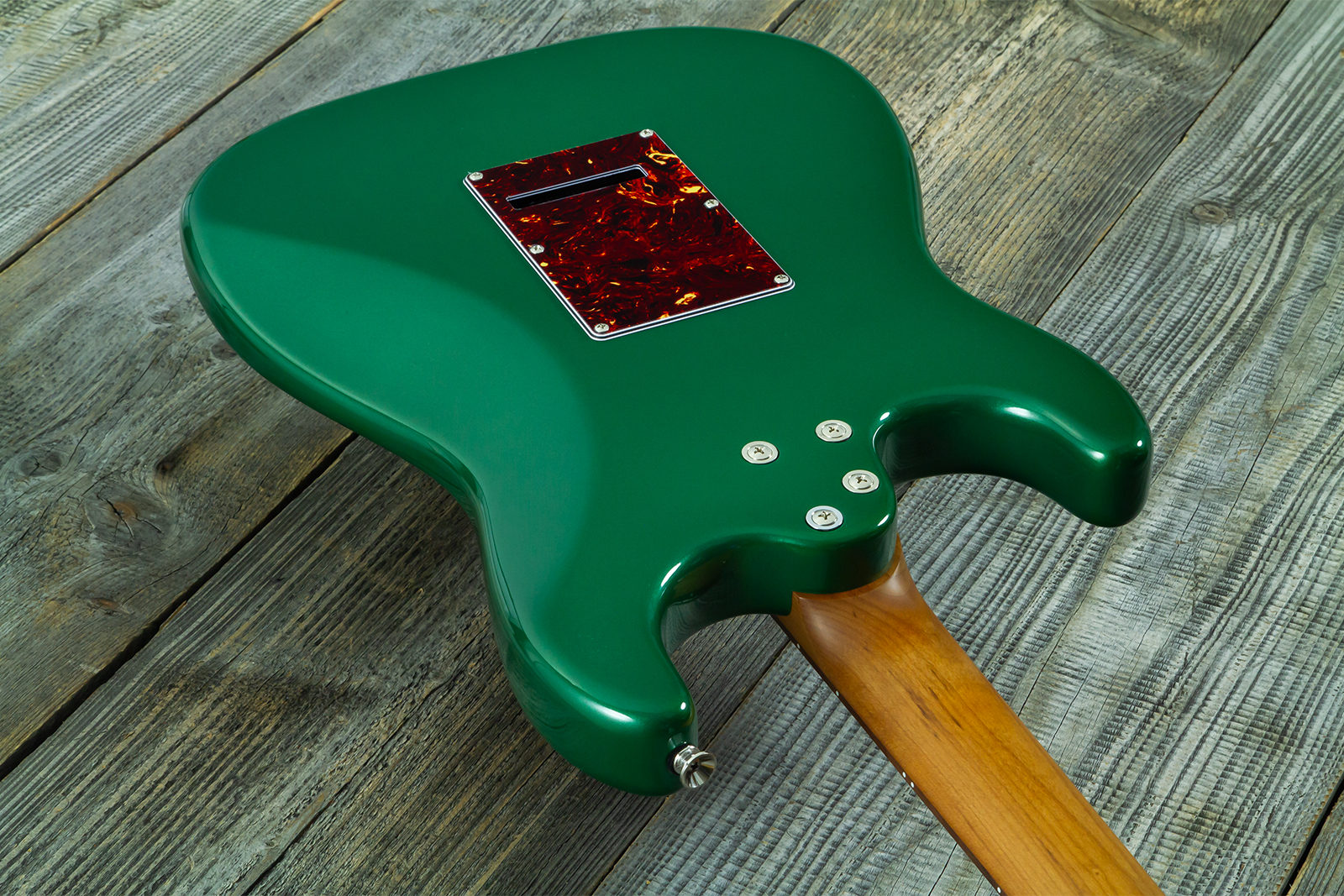 Eastone St550r-dmg Hss Trem Rw - Dark Metal Green - Guitarra eléctrica con forma de str. - Variation 9