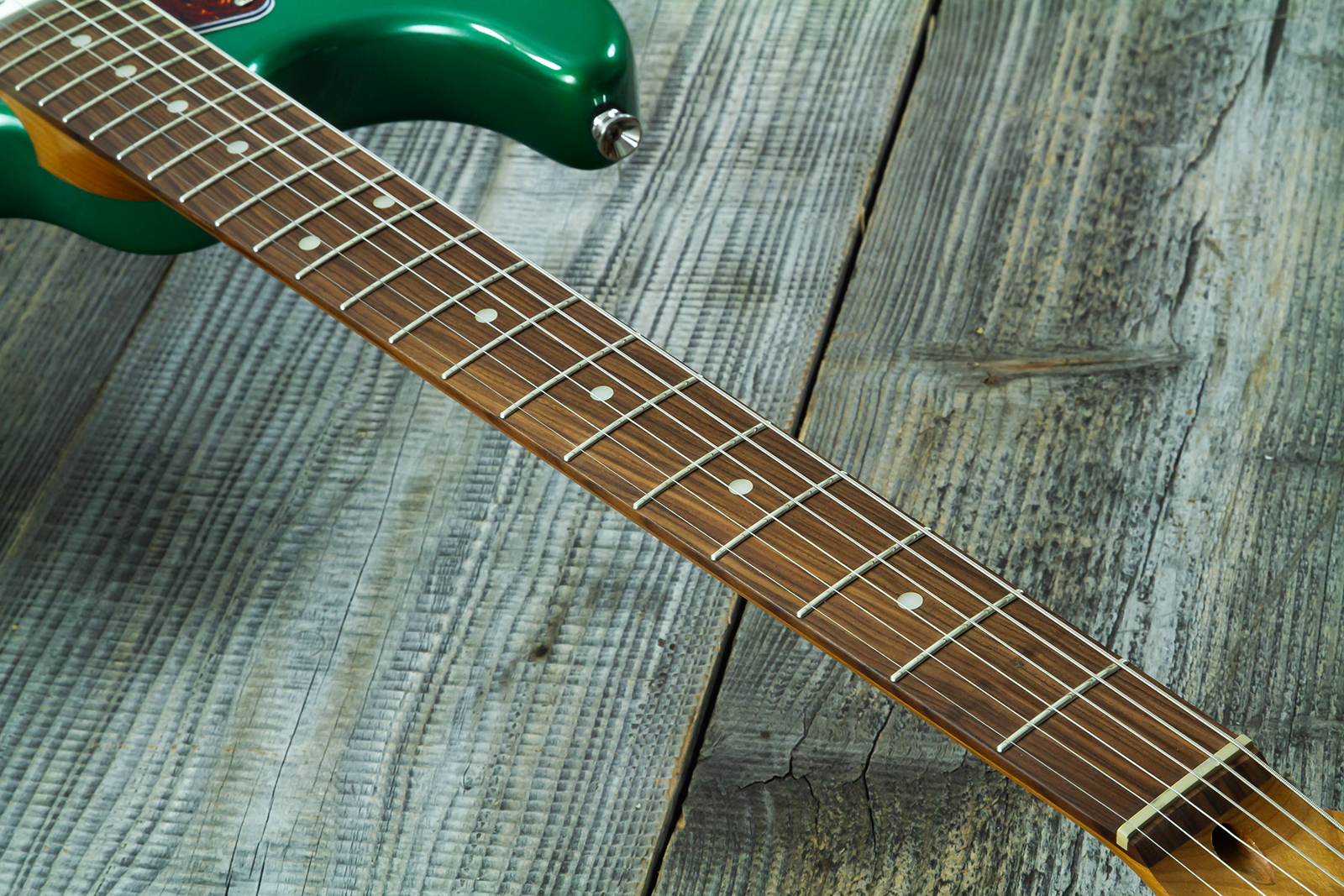 Eastone St550r-dmg Hss Trem Rw - Dark Metal Green - Guitarra eléctrica con forma de str. - Variation 6