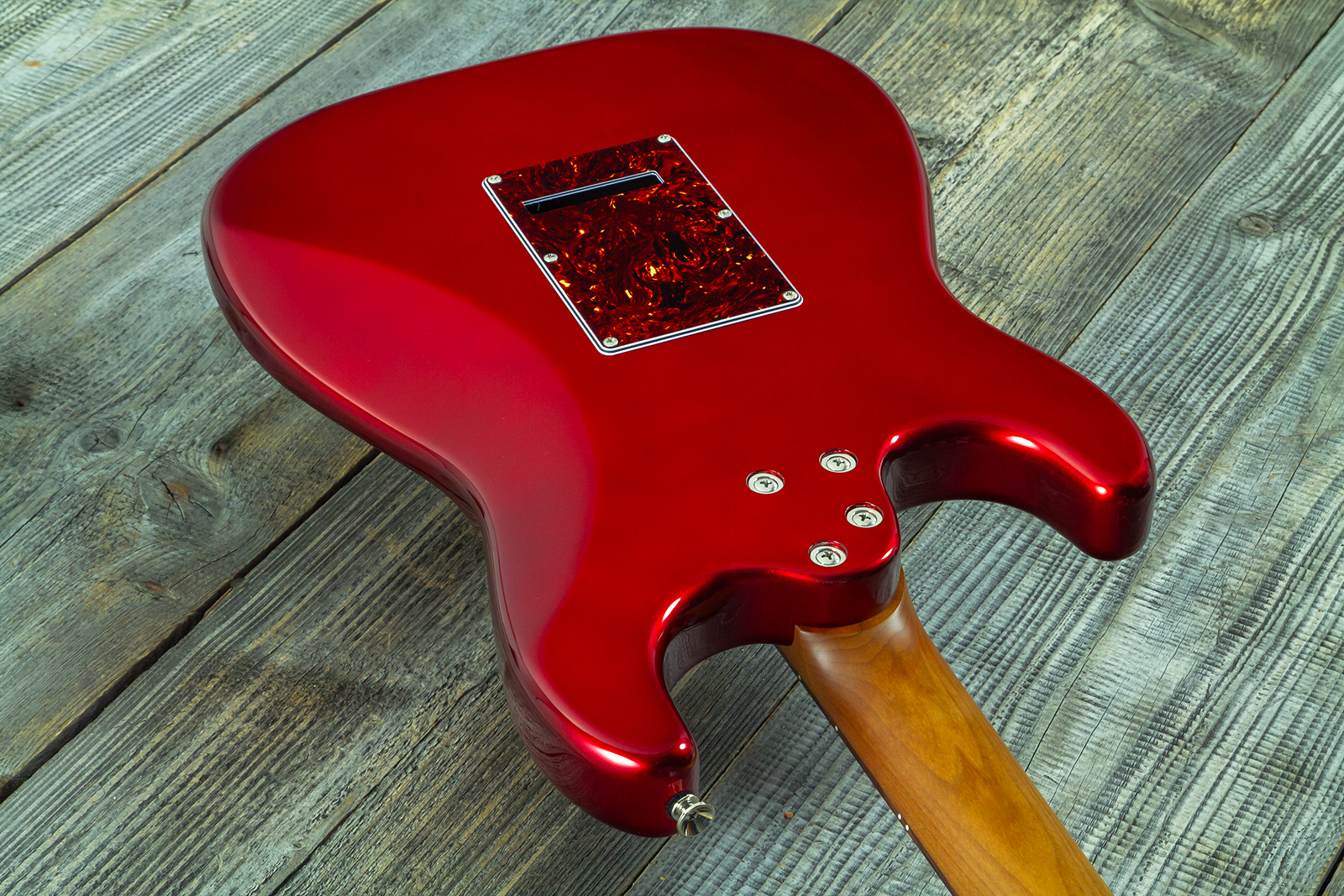 Eastone St550r-mr Hss Trem Rw - Metal Red - Guitarra eléctrica con forma de str. - Variation 7