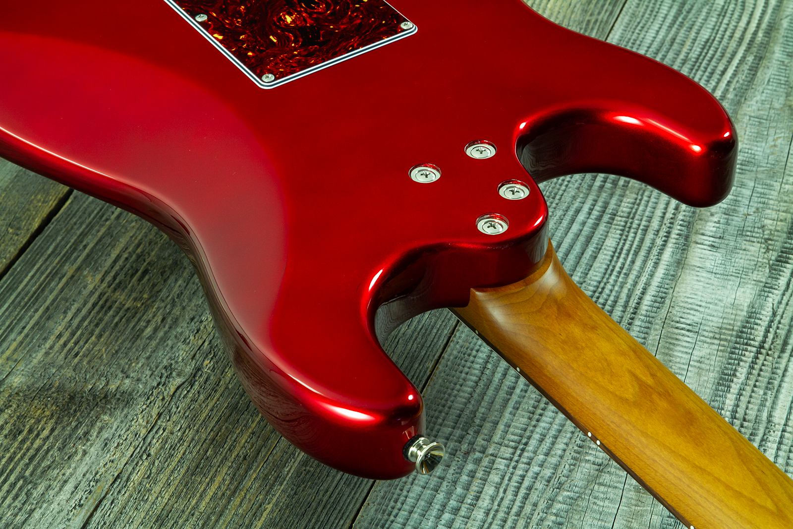 Eastone St550r-mr Hss Trem Rw - Metal Red - Guitarra eléctrica con forma de str. - Variation 8