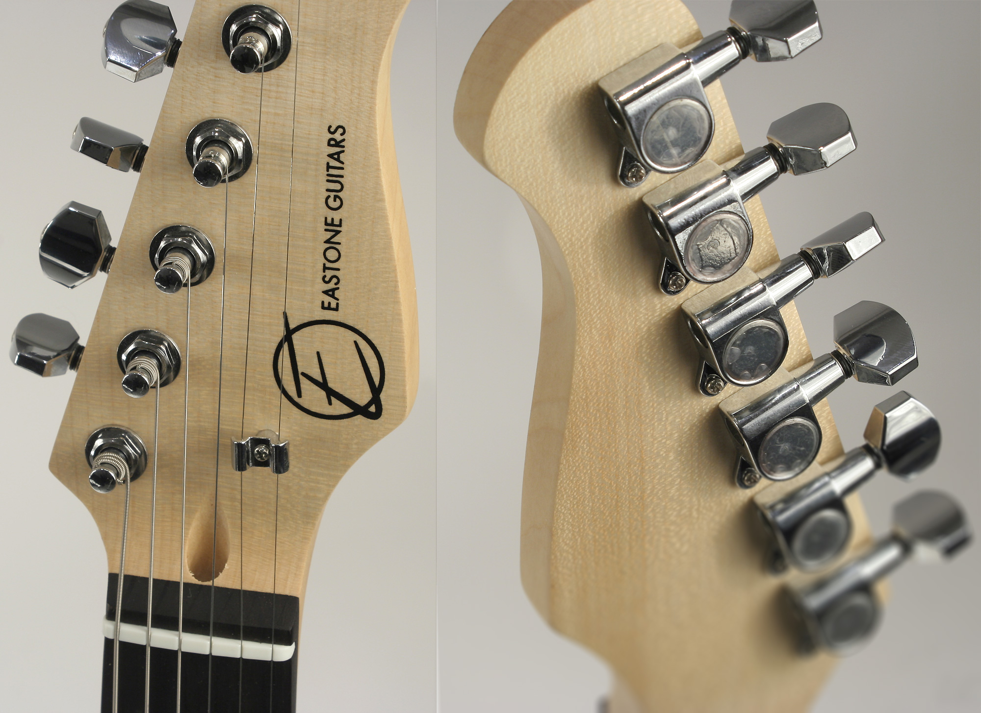 Eastone Str70-3ts 3s Pur - 3-tone Sunburst - Guitarra eléctrica con forma de str. - Variation 6