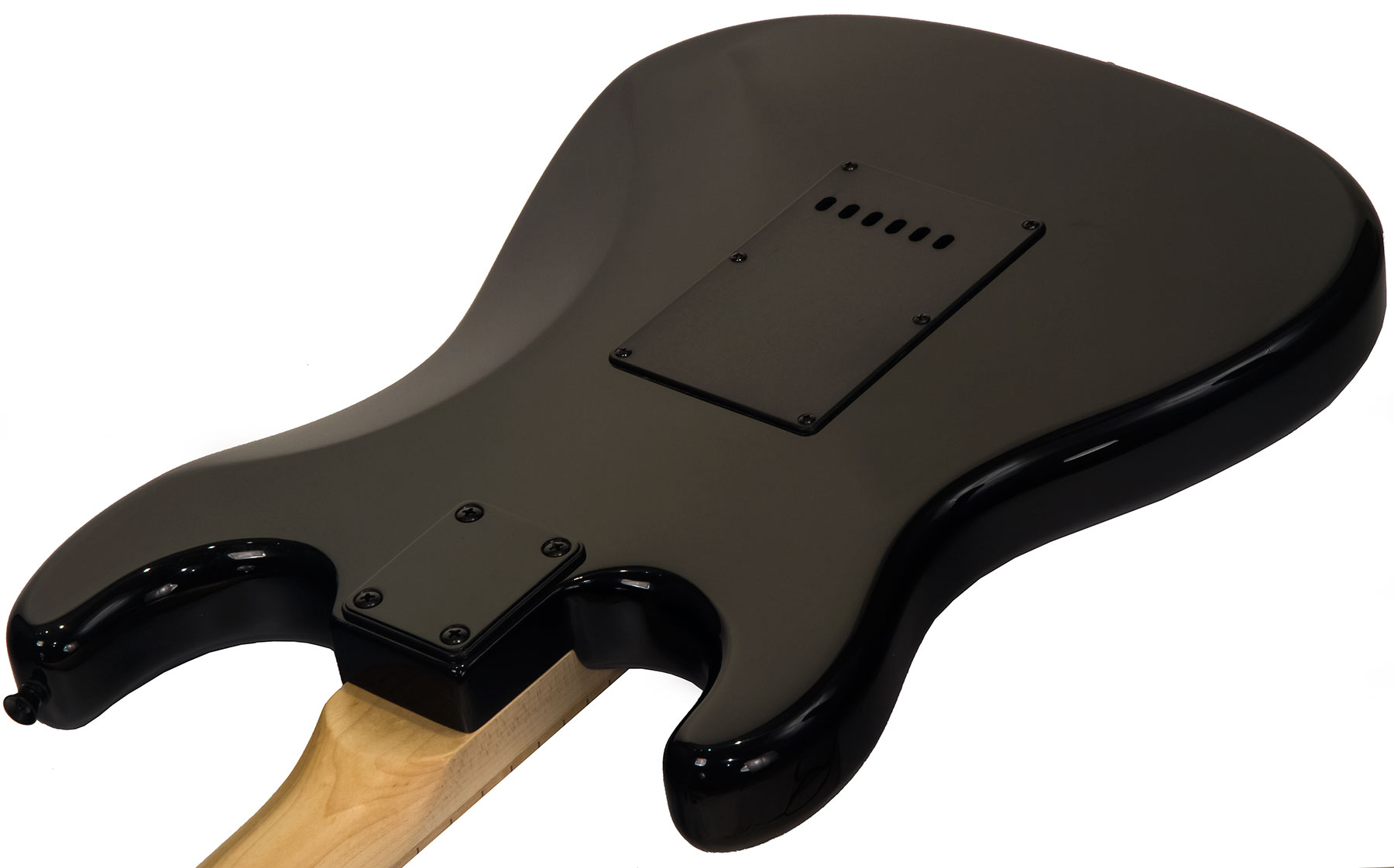 Eastone Str70 Gil Sss Trem Mn - Black - Guitarra eléctrica con forma de str. - Variation 3
