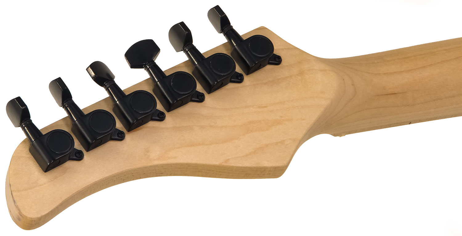 Eastone Str70 Gil Sss Trem Mn - Black - Guitarra eléctrica con forma de str. - Variation 5