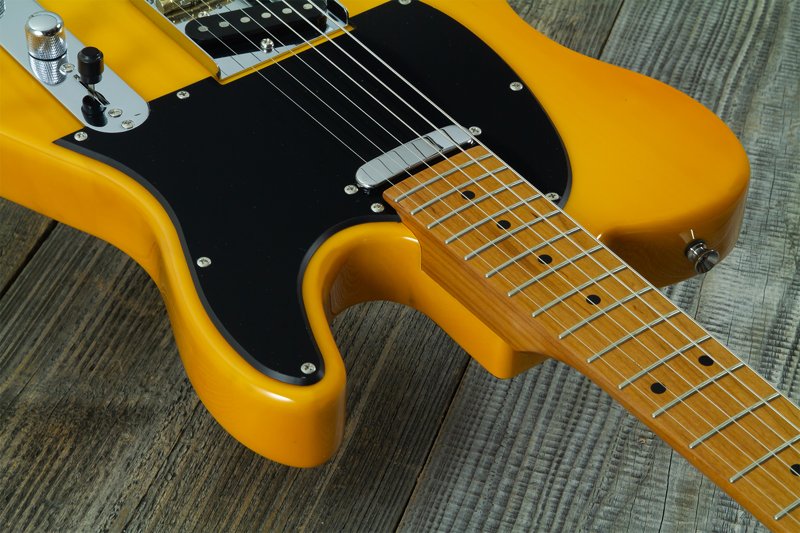 Eastone Tl100r-bts-mn 2s Ht Mn - Butterscotch - Guitarra eléctrica con forma de tel - Variation 4