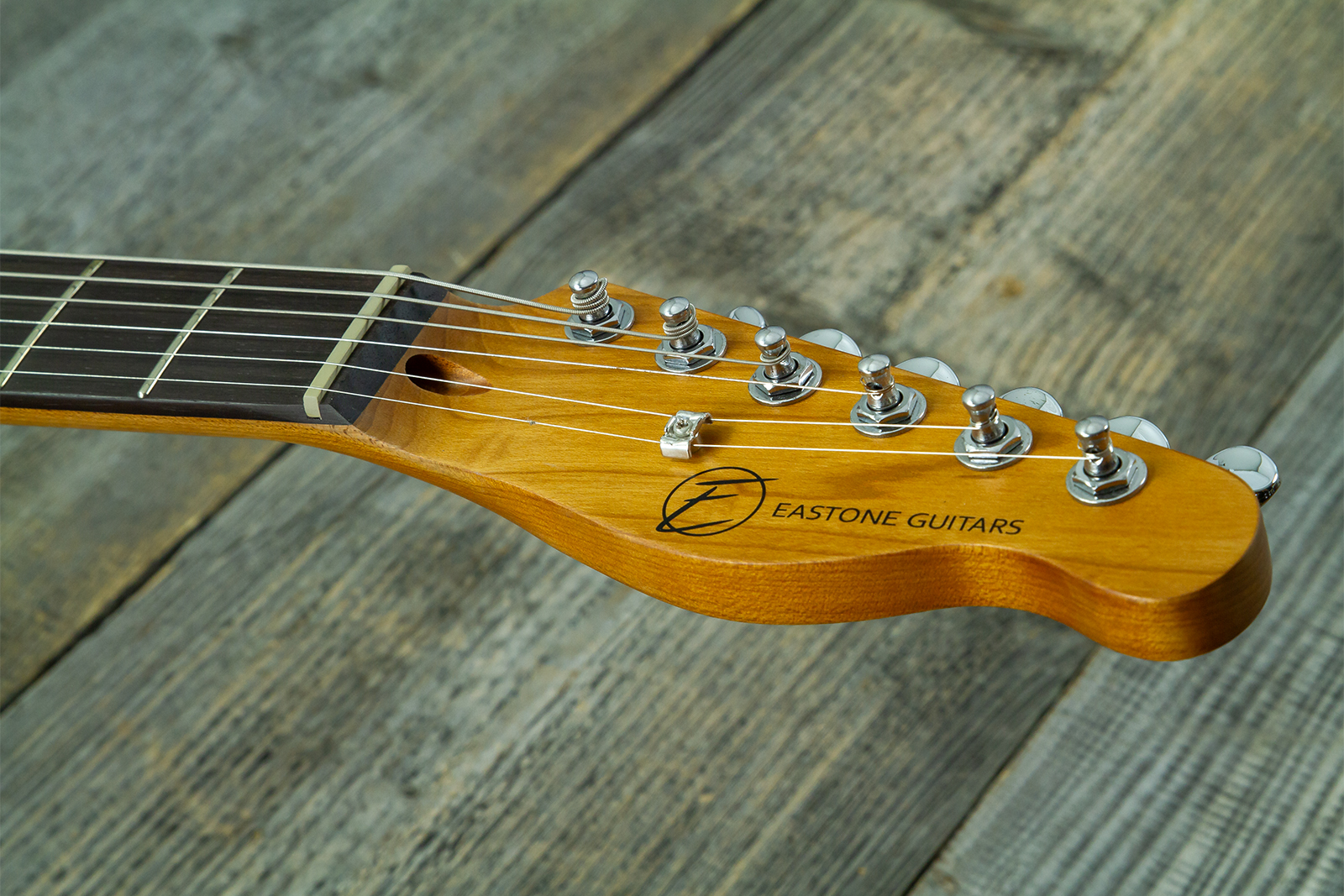 Eastone Tl100r-mr-rw 2s Ht Mn - Metal Red - Guitarra eléctrica con forma de tel - Variation 6